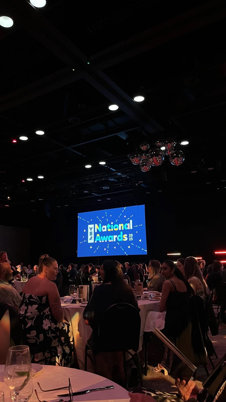 Guests seated at the Young Enterprise Scheme National Awards banquet