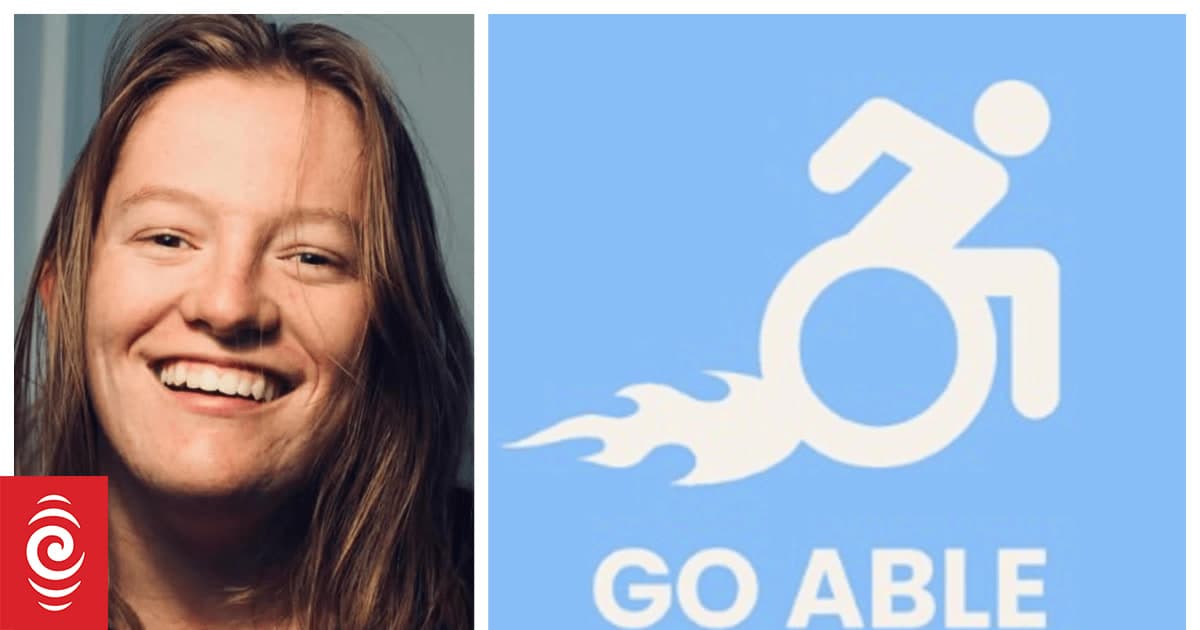 Daisy Hoe smiling beside the Go Able logo, as featured on RNZ Nine to Noon